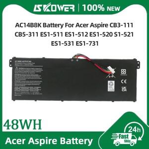 SKOWER AC14B8K 배터리 Acer Nitro 5 AN515 Aspire R3-131T ES1-111 V3-111