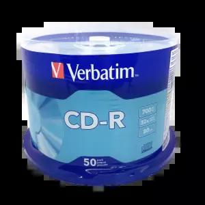 버바팀 CD-R 700MB 공CD 50매 52x