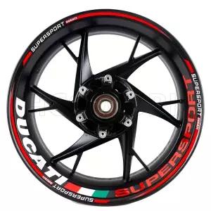 호환  Motorcycle Accessories Wheel Hub Wheel Rim Sticker Reflective Stickers for Ducati Monster 6968