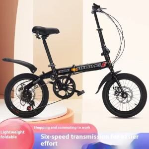 접이식 자전거 소년 소녀용 12인치 디스크 브레이크가 장착된 휴대용 및 초경량 변속기