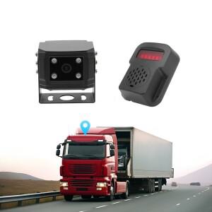 4G 네트워크 GPS 위치추적 AI 카메라 + 사각지대 레이더 BSD 알람 스피커 트럭 버스 자동차 보행자 감지 카