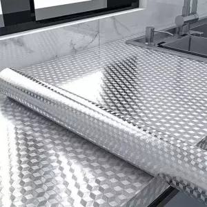 은박주방시트 방지 타일스트지 오염 주방 서랍시트지 은박 스티커타일 16WE4FA70