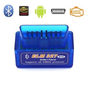 ELM327은 미니 소형 호환 V2.1 Bluetooth OBD 듀얼 모드 자동 판단 5.1 오류 감지