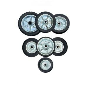 카라반 텅잭휠 고무 쟈키 지지하는 1000lbs RV 요트 도금 시프터 앞바퀴 부품