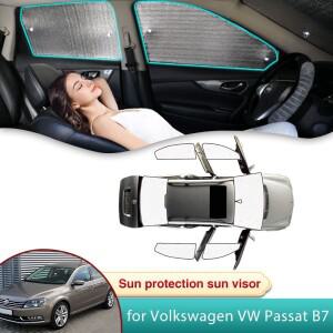 폭스바겐 VW 파사트 B7 2011 용 전체 자동차 태양 쉐이드 액세서리 햇빛가리개 앞유리 측면 창문 프라이버