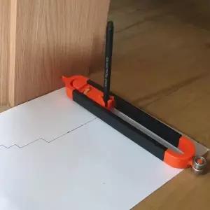 형틀게이지 모양 본뜨기 가이드 스크라이빙 (WFK5ZCV)