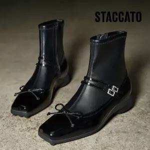 매장정품 STACCATO 스타카토 여성앵클부츠 GLOSSY04_EAB02BLK 963297
