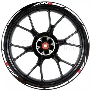 호환  Motorcycle Accessories Wheel Hub Wheel Rim Sticker Reflective Stickers for 17 Inches Hub Honda