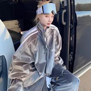 벨벳 보드복 스키복 여성용 방풍 스키의상 남녀공용 스노우보드 팬츠 빅사이즈