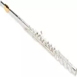 인라인 G와 금도금 립 플레이트가 장착된 야마하 YFL-382H 중급 플루트