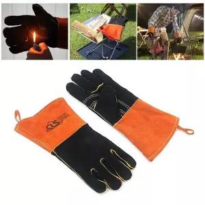 장갑 차박텐트 캠핑 화로대 화로 바베큐 그릴 난로 그리들냄비 불판