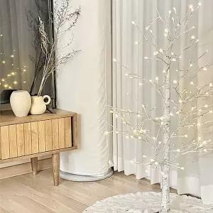 화이트 GYQ765D0 자작나무 장식 전구 인테리어 감성 트리 LED