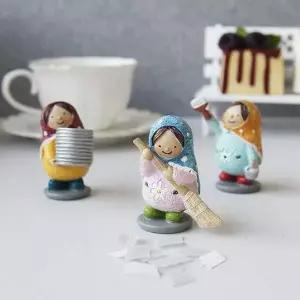 하는 UMQ966G7 마주리카 스타일 인형 3P 세트 고품질 미니