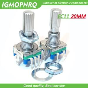 5PCS EC11 20mm 매화 핸들 로터리 엔코더 코딩 스위치 디지털 전위차계 5 핀 DIY IGMOPNRQ