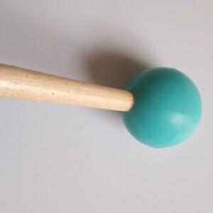 호환 고무 헤드 스틱 손잡이 벨 망치 글로켄스피엘 실로폰 음악 부품 2 개