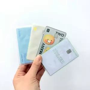 투명카드케이스 반투명 비닐 카드홀더