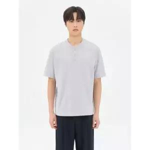 매장정품 TOPTEN 탑텐 공용) 헤비웨이트 슬럽 헨리넥 반팔 티_MSF3TS3904 MSF3TS3904 948029