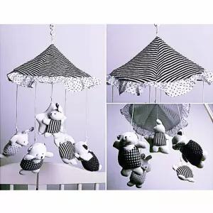 흑백모빌 오르골 토돌이 신생아모빌