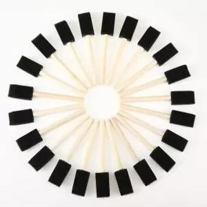 폼 페인트 브러시 - 아크릴 페인팅 염색 바니시 및 DIY 공예 프로젝트를 위한 일회용 1인치 스펀지 50개 팩