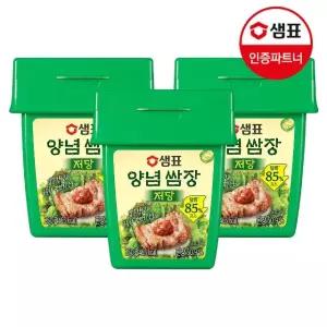 샘표 저당 양념쌈장 250g 3개 /조미료/양념