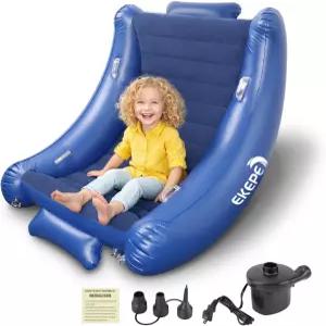 용 EKEPE 감각 흔들의자 자폐성 ADHD 를 위한 전동 에어 펌프가 장착된 풍선 로커 클라우드 자폐 의자 -