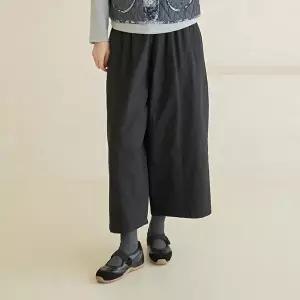 [마담4060]엄마옷 마담4060 팬츠 데일리 여성바지 내추럴포엠 본딩베이직와이드-YPN2601021-