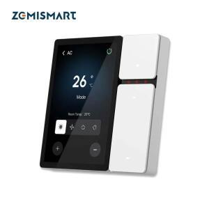 투야 와이파이 스마트 중앙 컨트롤패널, 3.5 LCD 스크린 내장 IR 리모컨, BLE Sig 메쉬 게이트웨이, 3 갱