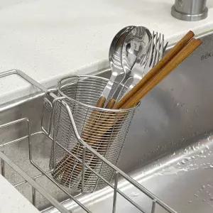 모나코올리브 304 스테인레스 드라이훅 수저통 239012