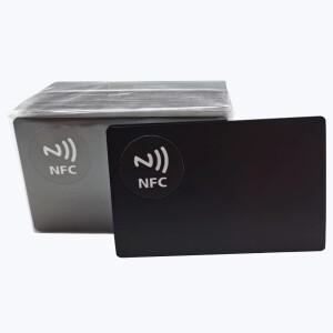 1PCS  금속 NFC 카드 215/216 칩  스마트 비즈니스 소셜 디지털 13.56MHZ