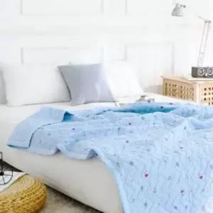 순면이불 면이불 이불매트 스프레드 150X200 블루