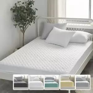 가을이불 구르미 케어 마이크로워싱 누빔매트리스커버K 화이트