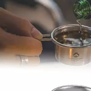 쌍문상회 휴대용컵 캠핑 시에라 스텐 손잡이 소주잔 주방 취사 계량컵