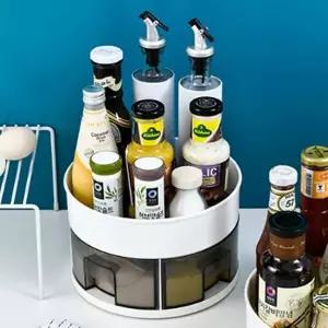 회전형 XCK493R8 주방 수납 트레이 정리대 선반