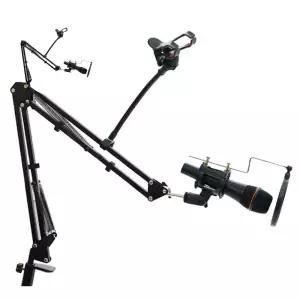 (제스트)고정용 탁상 Coms 마이크 스탠드 세트 꺾임 3단 영상