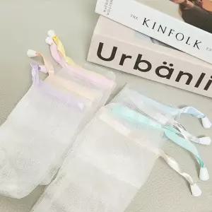 10P 고급형 거품 주머니 천연 비누 망 거품망 수제