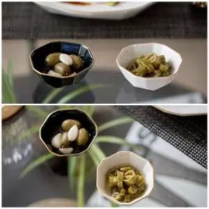 이천도자기 872EMA30 다이아 유광 소스볼 8.5cm 그릇 도자기