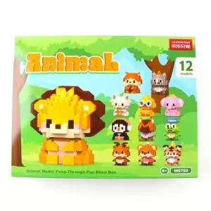 314B] 1500 어드벤트 캘린더 애니멀 나노블럭 (12개세트)