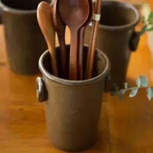 이천도자기 180TKG63 옹기 물빠짐 수저통