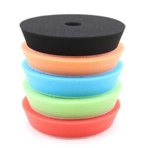 스폰지 연마 패드 I 자동차 광택제 세트 헤드라이트 도구 디스크 130 150mm 5 개 팩