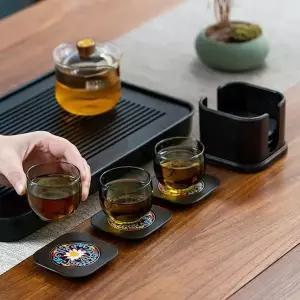 사각 세트 B 찻잔패드 (WFHJKWJ)