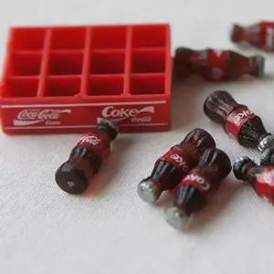 데코소품 콜라가 하나씩 분리되는 박스 코카콜라 미니어처