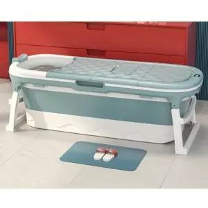 스파세상 A 특대 블루 접이식 3 욕조 (WFHJIHW)