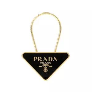 프라다 1PS063 66A P019F 트라이앵글 로고 키링