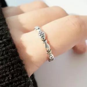 반지 실버 물고기 사이즈조절 링 패션 예쁜