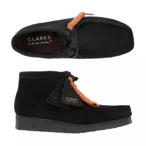 [클락스] 26155521 왈라비 블랙 스웨이드 부츠