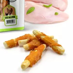 묶음포장 강아지 치킨비스켓 간식2봉 훈련보상 심심풀이 잘먹는