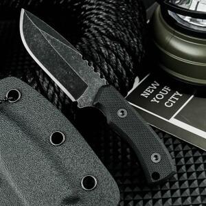 고경도 컴팩트 고정 블레이드 나이프 (칼집 포함) EDC 캠핑 도구 휴대용 8Cr13Mov 생존 야외용