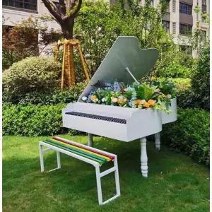 피아노 모형 가짜 시리즈 정원 꾸기 그랜드피아노