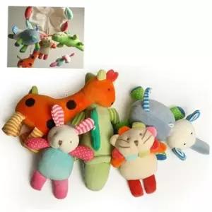 아기모빌 라모빌 멜로디 기린과 딸랑이 멜로디완구 칼라모빌 친구들 봉제인형 모빌 오르골포함