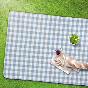 감성 캠핑 베스트체크 패턴 돗자리 접이식 나들이 매트